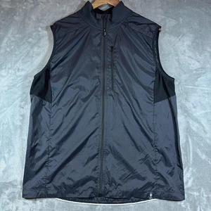 Smartwool Vest Mens XL Black Merino Sport Ultra Light Wool Windbreaker - Picture 1 of 9