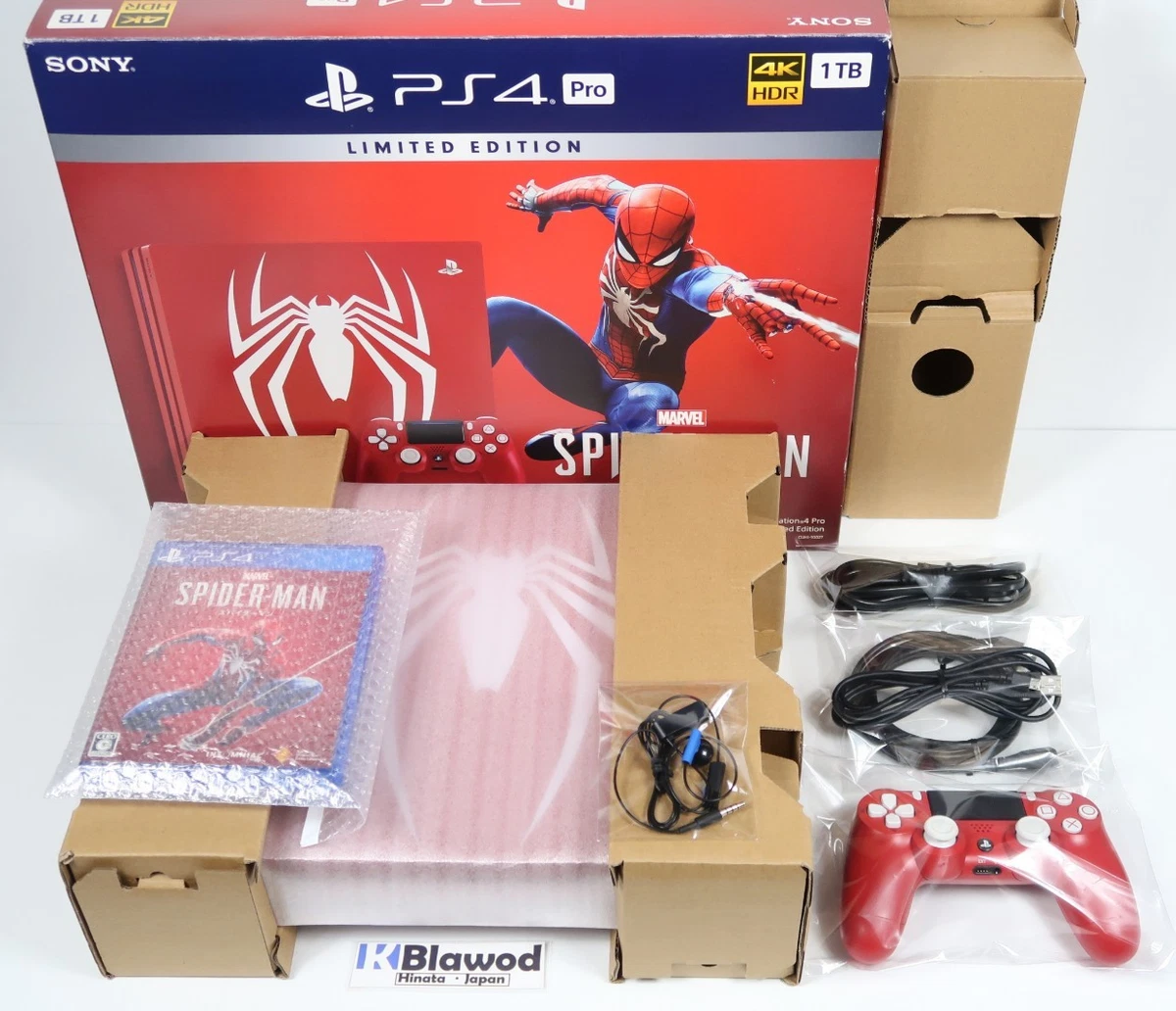 PS4 Marvels Spider Man Limited Edition Pro 1TB Box PlayStation 4