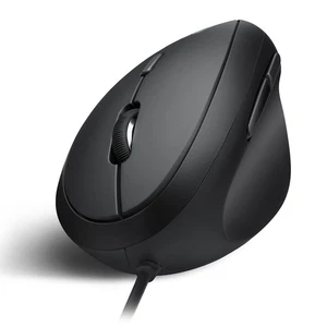 PERIMICE-519 Wired Ergonomic Vertical Mouse 105x67x58mm Right-Handed - Picture 1 of 5