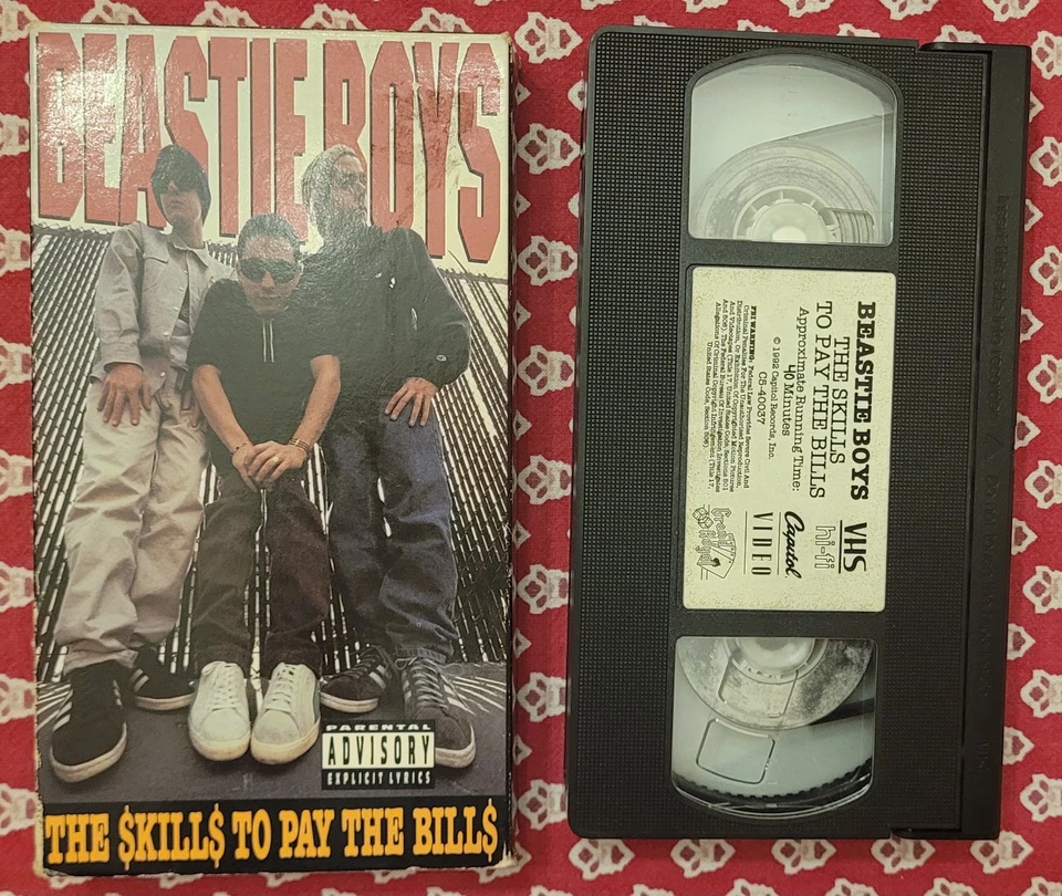 Beastie Boys: The Skills to Pay the Bills (VHS, 1992) HIP HOP Capital -Tested- Foto 1 de 1