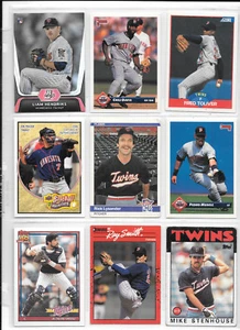 Liam Hendriks Twins rookie plus 8 more Twins baseball cards - Picture 1 of 1