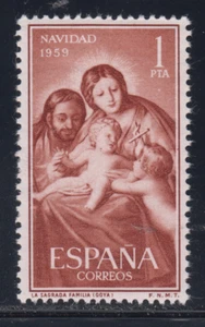 ESPAÑA 1959 SPAIN NUEVO MINT MNH EDIFIL 1253 SCOTT 908 CHRISTMAS GOYA - Picture 1 of 1