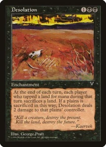 Desolation NM/M Visions Black Enchantment Uncommon English MTG Magic Regular 58 - Picture 1 of 1