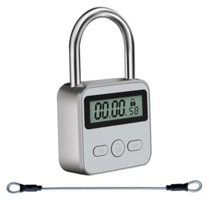 Metal Timer Lock Lcd Display Multifunction Electronic Time 99 Hours Max Timing U - Picture 1 of 6