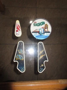 Bally FATHOM Pinball Slingshot Plastics + Key Chain (Fob) Plastic - Picture 1 of 2