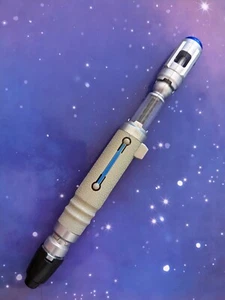 10th Doctor Who Sonic Screwdriver Electronic Light & 4 x Sound SFX Toy Prop - Picture 1 of 8