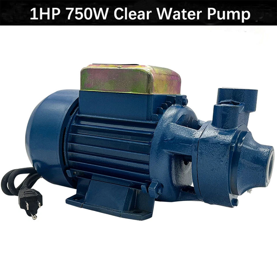 IMESHBEAN 1HP Clear Water Pump Electric Centrifugal Clean Water Industrial Farm Pool Pond