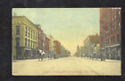 ERIE PENNSYLVANIA PA. DOWNTOWN STRATE STREET SCENE VINTAGE POSTCARD 1915