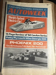 1968 Competition Press and Autoweek Racing News, Bettenhausen Wins Phoenix 200 - Picture 1 of 8