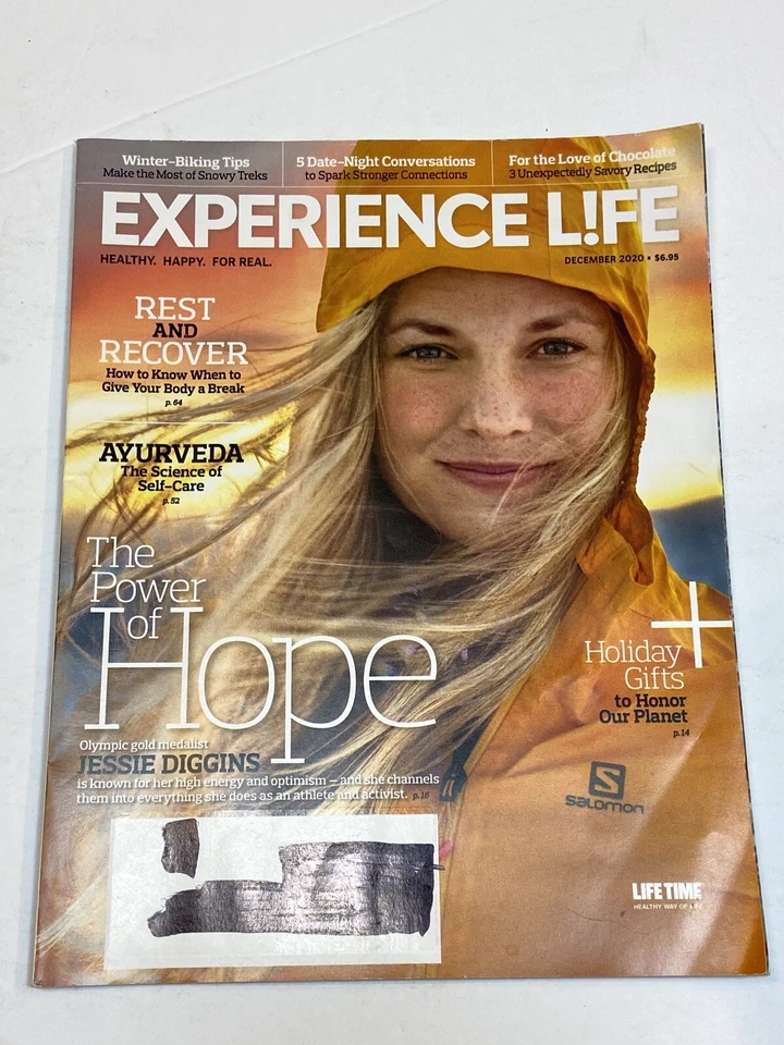 Experience Life Time Magazine Dec 2020 Jessie Diggins Hope Olympic Ayurveda Care - Image 1 of 1