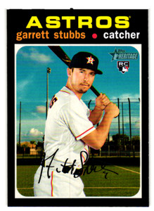 2020 Topps Heritage Signed By  Garrett Stubbs  Rookie Houston Astros 543