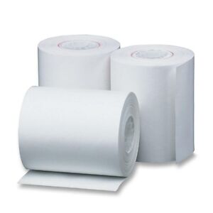 2 1/4 in. x 80 ft.  White Thermal Paper Receipt Rolls (50/case) w. Free Delivery