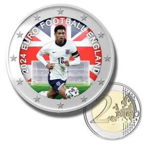 Moneda de 2 euros color EURO 2024 Inglaterra - Imagen 1 de 2