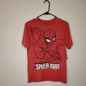 New with Tags Marvel Youth T Shirt Size XL 14-16 Spiderman Red Black Super Hero - Picture 1 of 8