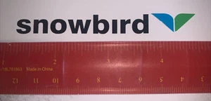 Mini Snowbird Wings Measures 3 1/2” Long Souvenir Sticker/decal Snowbird UT ⛷🏂 - Picture 1 of 2