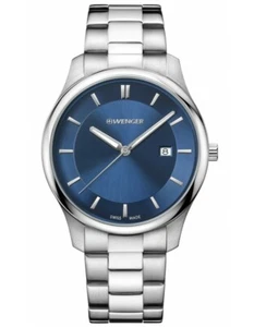 Reloj para hombre Wenger City clásico hecho en Suiza acero inoxidable 43 mm 01.1441.117 - Imagen 1 de 5