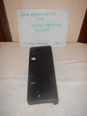 2018-2019 Nissan Versa OEM Front Bumper License Plate Mounting Bracket - Image 1 of 4