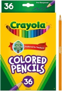 Lápices de colores Crayola (36ct), juego de lápices para niños, suministros de arte, ideal para Colori - Imagen 1 de 7