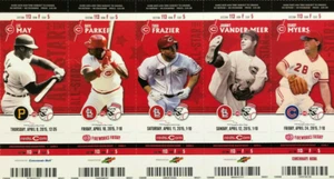 2015 Cincinnati Reds Season Ticket Stubs Mint Condition! Please Read Description - Picture 1 of 12