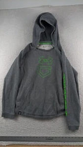 Under armour Youth YXL Hoodie Baseball Gray Fleece Lined Pullover Hooded - Picture 1 of 8