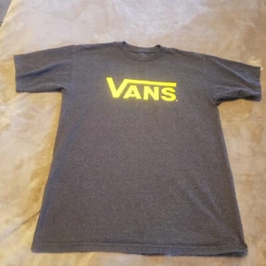 Vans T-Shirt grau gelb Logo Herren Größe L gebraucht - Bild 1 von 10