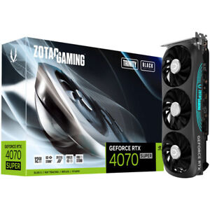 ⭐ ZOTAC Gaming GeForce RTX 4070 Super Trinity Black Edition ⭐