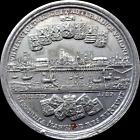 Brunswick 1787 Unc WM City View Port Ship Medal Germany Very Rare