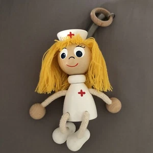 Hüpfburg Krankenschwester Puppe ~ handbemalt ~ Bayern - Bild 1 von 4
