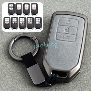 Llavero de cuero metálico para coche para Honda 2 3 4 5 6 botones - Imagen 1 de 17