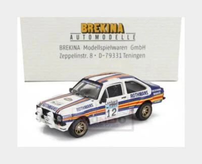 1:87 BREKINA PLAST Ford Escort Rs 1800 Mkii #12 Rally Rac 1981 BRE19590 - Immagine 1 di 2