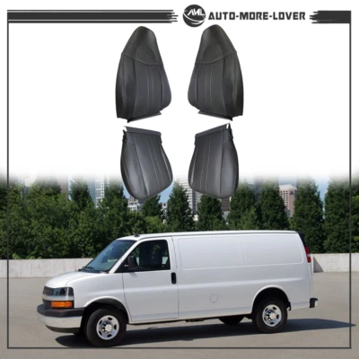 Cubierta de asiento gris oscuro para camioneta Chevy Express 1500 2500 2003 2004-2014 ambos lados Foto 1 de 4