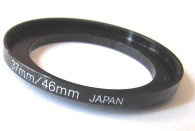 37mm-46mm Metal Adapter Stepping Step Up Ring 37 mm Lens 46 mm Japan 37-46 step - Image 1 of 3