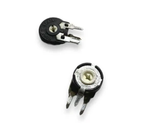 6 Pezzi Trimmer Potenziometro Carbonio PIHER 10mm 100R Regolazione Verticale - Foto 1 di 2