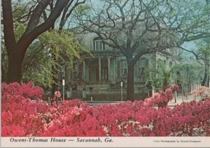 Owens Thomas House Savannah Georgia Continental Chrome Postcard - Picture 1 of 2