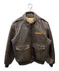 AVIREX  Leather Jacket A-2 FLIGHT JACKET 42 Size Brown Men