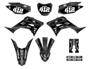 2019-2023 CRF 250 F APACHE Grey Senge Graphics Kit Compatible with Honda - Picture 1 of 10