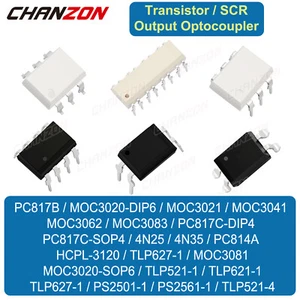 Optoaislador optoacoplador Pc817 4N35 4N25 Moc3021 Moc3041 Pc817C - Imagen 1 de 28