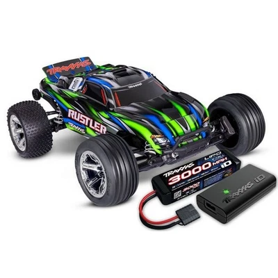 Traxxas 37354-4 Rustler Brushless BL-2S 2WD 1:10 RTR inkl. Akku/Lader green - Bild 1 von 2