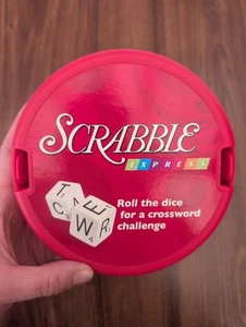 Scrabble Express by Parker Brothers / Hasbro Travel Dice Board Word Game - Picture 1 of 5