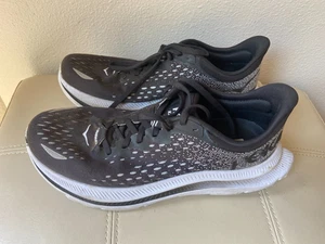 Hoka One One Kawana Womens Size 8B Black White Athletic Running Shoes Sneakers - Picture 1 of 5