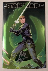 Star Wars #1 2025 NM Ken Lashley Foil Variant Signed By Alex Segura W/COA Marvel - Picture 1 of 3