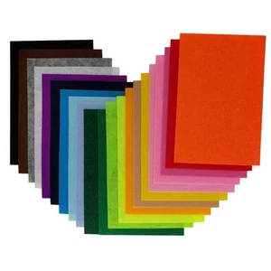 20PCS Felt Sheets 12"x8", Assorted Colors, Nonwoven, DIY Craft Squares, Fleec... - Picture 1 of 3