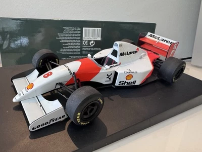 Minichamps McLaren Ford MP4/8 #8 Ayrton Senna 1993 confezione originale usata 530931808 - Immagine 1 di 4