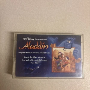 Walt Disneys Aladdin Original Music Soundtrack Cassette Tape 1992 Tim Rice - Picture 1 of 2