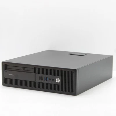 HP EliteDesk 705 G3 SFF Windows 11 PC AMD PRO A10 8770 8GB RAM 256GB SSD WiFi - Image 1 of 4