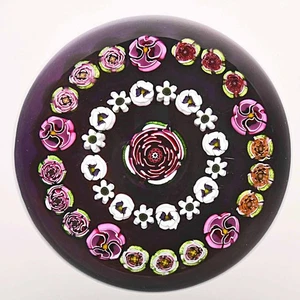 Signed PARABELLE 1997 Artist Proof Concentric w/Large Center Rose - Picture 1 of 4