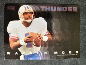 1993 Skybox Premium Warren Moon Haywood THUNDER LIGHTNING card #TL5 Oilers - Picture 1 of 2