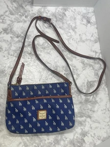 Borsa a tracolla Dooney & Bourke Los Angeles LA Dodgers zenzero borsa con zip - Foto 1 di 11
