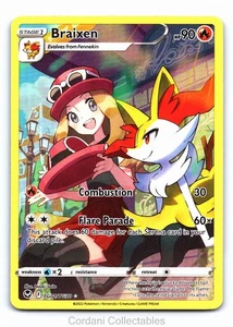 Braixen TG01/TG30 - Silver Tempest Trainer Gallery - Pokemon Karte - Near Mint - Bild 1 von 2