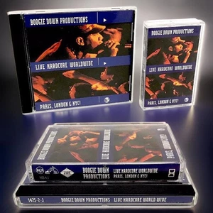 BOOGIE DOWN PRODUCTIONS - LIVE HARDCORE WORLDWIDE (1991) (O.G. PRESSINGS) - Picture 1 of 6